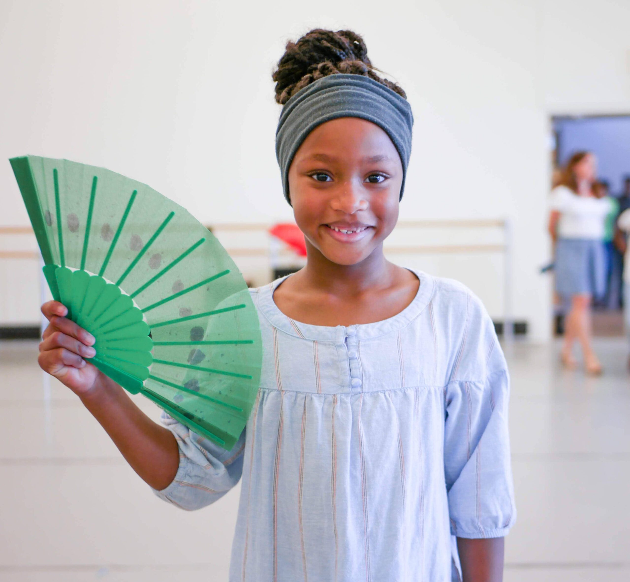 Child participating in New Ballet's summer camp